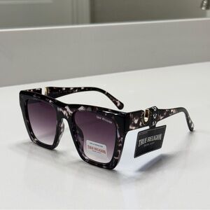 True Religion Marble Pattern Gradient Sunglasses NWT